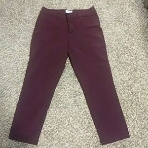 Maroon Elle Brand Dress Pants